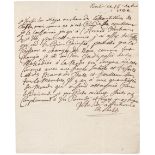 Elisabeth Christine, Königin von Preußen: Eigenhändiger Brief 1782  - Elisabeth Christine,