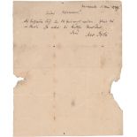Dortu, Maximilian: Brief 1849 aus Karlsruhe  "Schlagt los in Berlin"  Dortu, Maximilian, aus Potsdam