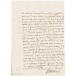 Christina von Frankreich, Herzogin von Savoyen: Politischer Brief um 1640  Savoyen. - Christina
