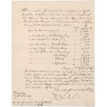 Friedrich Wilhelm I., König von Preußen: Brief 1739 an General von Katte  - Brief m. U. "Fr