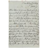 Recke, Elisa von der: Brief 1807  Recke, Elisa von der, geb. Charlotte Reichsgräfin von Medem,