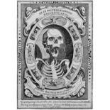 Leu, Thomas de: Memento Mori Memento Mori. Kupferstich. 18,6 x 13,1 cm. Wohl nicht bei Robert-