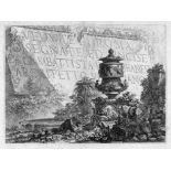 Piranesi, Giovanni Battista: Titelblatt zu Vedute di Roma Titelblatt zu den "Vedute di Roma".