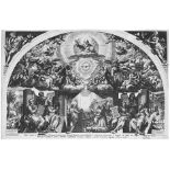 Sadeler, Raphael I: Die Verkündigung Die Verkündigung, mit sechs Propheten. Kupferstich nach