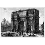 Piranesi, Giovanni Battista: Veduta dell' Arco di Costantino Veduta dell' Arco di Costantino.