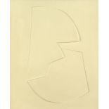 Richter, Hans: Procontra Procontra Plastikrelief, thermogeformt. 1969. 58,8 x 48 cm. Verso auf einem