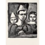 Rouault, Georges: Trio Trio Lithographie auf Arches-Velin. Ca. 1924-1927. 32,6 x 27 cm (50 x 33 cm).