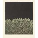 Hamaguchi, Yozo: Grapes in darkness Grapes in Darkness Farbiges Mezzotinto auf BFK Rives-Velin.