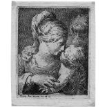 Novelli, Pietro Antonio: The Holy Family Die Heilige Familie. Radierung. 10,5 x 8,3 cm. Um 1760.