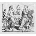 Palma, Jacopo: Allegorie der Malerei und der Bildhauerei Allegorie der Malerei und der