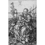 Aldegrever, Heinrich: Die Jungfrau mit dem Kind auf der Rasenbank Die Jungfrau mit dem Kind auf