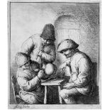 Ostade, Adriaen van: Der leere Krug Der leere Krug. Radierung. 10,3 x 8,8 cm. 1653 (?). B. 15,