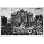 Piranesi, Giovanni Battista: Veduta in prospettiva della gran Fontana dell' Acqua...Trevi Veduta