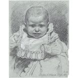 Werner, Anton von: Porträt Hans Anton von Werner als Baby Porträt Hans Anton von Werner als Baby.