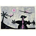 Tamayo, Rufino: Observador de pájaros (Paisaje azteca) Observador de pájaros (Paisaje azteca)