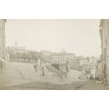 Froissart, Louis-Antoine: Views of Lyon Views of Lyon: Place des Minimes (2 views) and Place