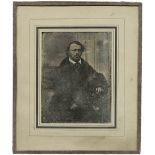 Daguerreotypes: Portrait Anton Ferdinand Benda Photographer: Carl Gustav Oehme (1817 - 1881).