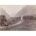 Ermakov, Dimitri N.: Geogian landscape Georgian landscapes.1880s. 2 albumen prints. 19,5 x 27,1 cm