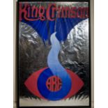 Rare King Crimson promo poster