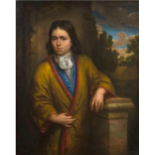 A C17th/C18th oil on board Portrait of a Gentleman by Arnold Houbraken (1660-1719) signed lower