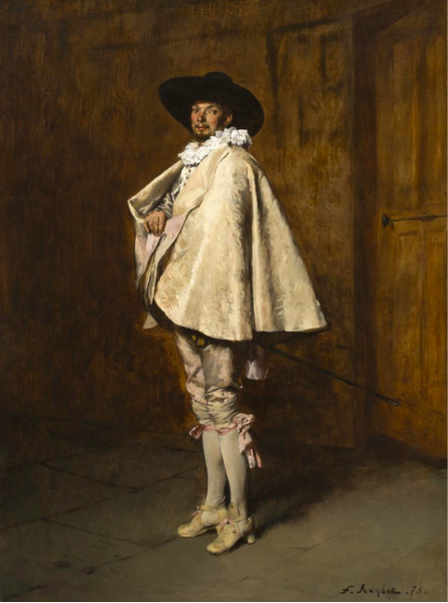 A C19th oil on panel, Distinguished Cavalier By Ferdinand Victor Leon Roybet (1840-1920) signed