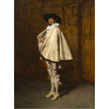 A C19th oil on panel, Distinguished Cavalier By Ferdinand Victor Leon Roybet (1840-1920) signed