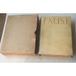 A German 1912 edition book of Faust by Jena “Goethe Faust” Jena 1912, Derlegtbei Eugen