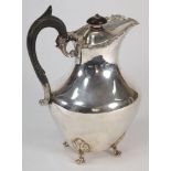 A Victorian Scottish silver water jug: m