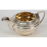 A George III Scottish silver cream jug,