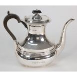 An Edward VII  silver coffee pot, maker