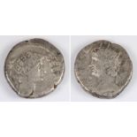 A Roman silver denari: possibly Nero 54-