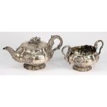 A George IV silver teapot, maker William
