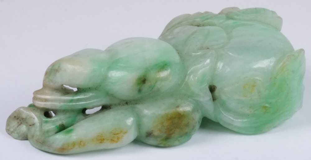 A Chinese jadeite carving of gourds: the