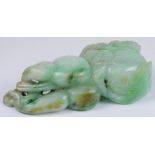 A Chinese jadeite carving of gourds: the