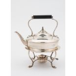 An Edward VII  silver spirit kettle on s