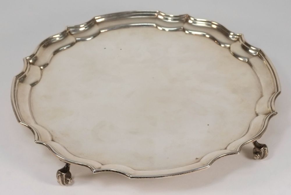 An Elizabeth II silver salver, maker JBC