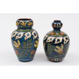 Two Aller Vale (Torquay) pottery vases: