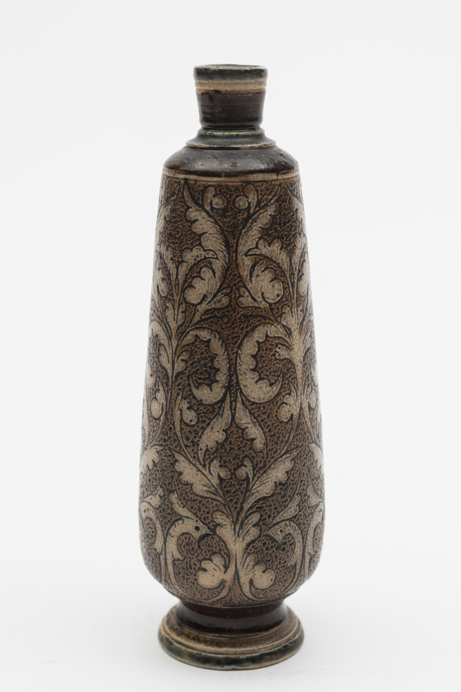 A Martin Bros. small stoneware vase: of