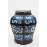 A large Chinese porcelain vase: of balus