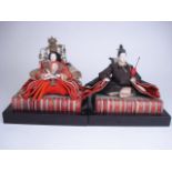 Two early 20th century Japanese seated w