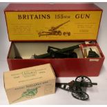 Britains, No 2064, 155mm. gun: boxed, to