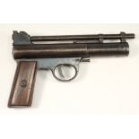 A Webley pre war Mark I straight grip .1