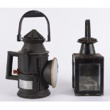 A 19th Century German signalman's lamp o