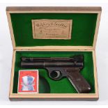 A Webley Senior .22 calibre air pistol:,