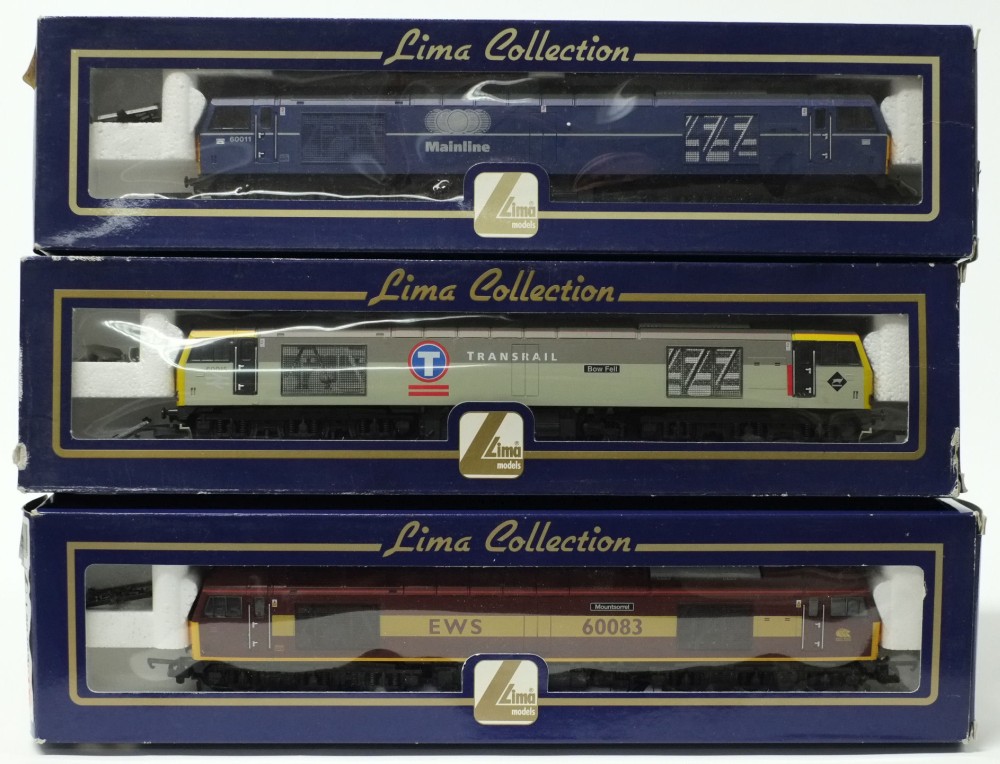 Lima Collection, three class 60 diesel l