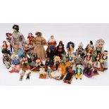 A quantity of National Costume dolls: va