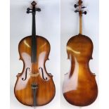 A Hungarian three-quarter size cello: th