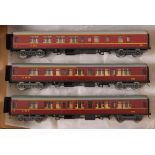 Lima, three LMS passenger coaches: inclu