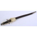 An Enfield 1858 pattern sword bayonet:,