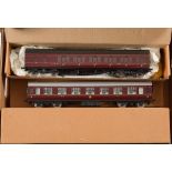 Six LMS livery coaches by Wilkins: inclu